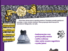 Tablet Screenshot of nagrobki-bialystok.pl